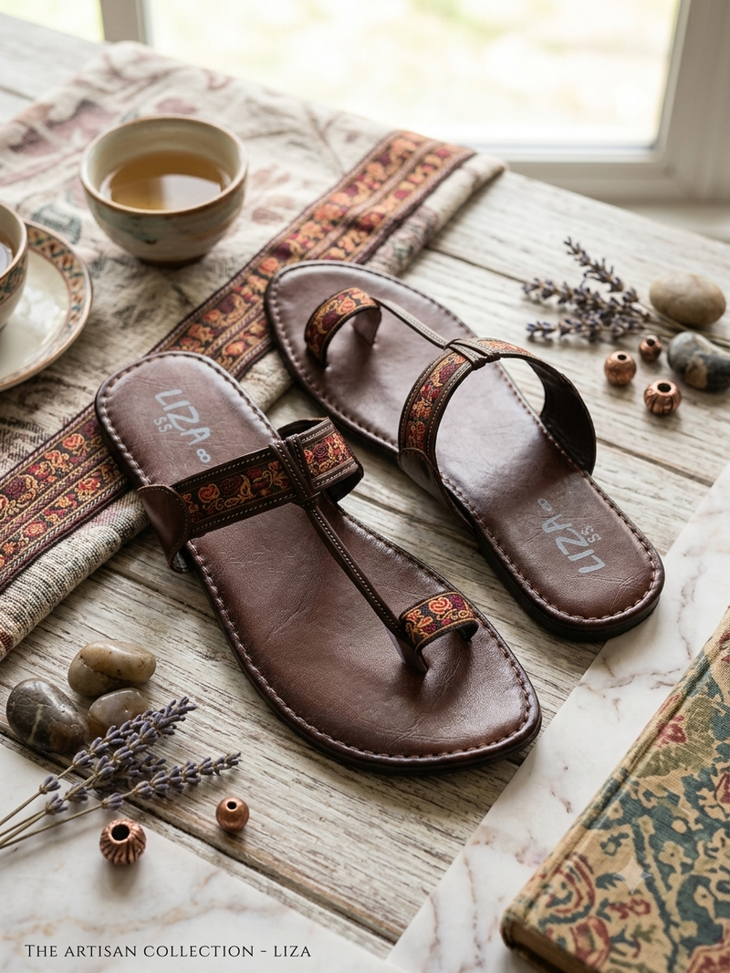 Brown Classic kolhapuri